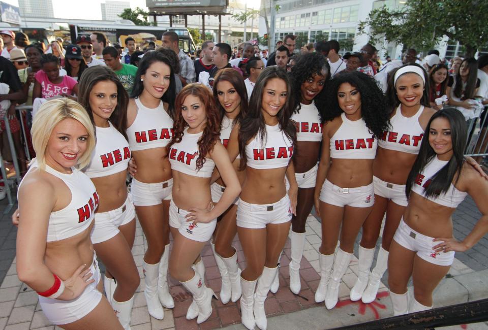  David Beckham's football team could have cheerleaders like the Miami Heat