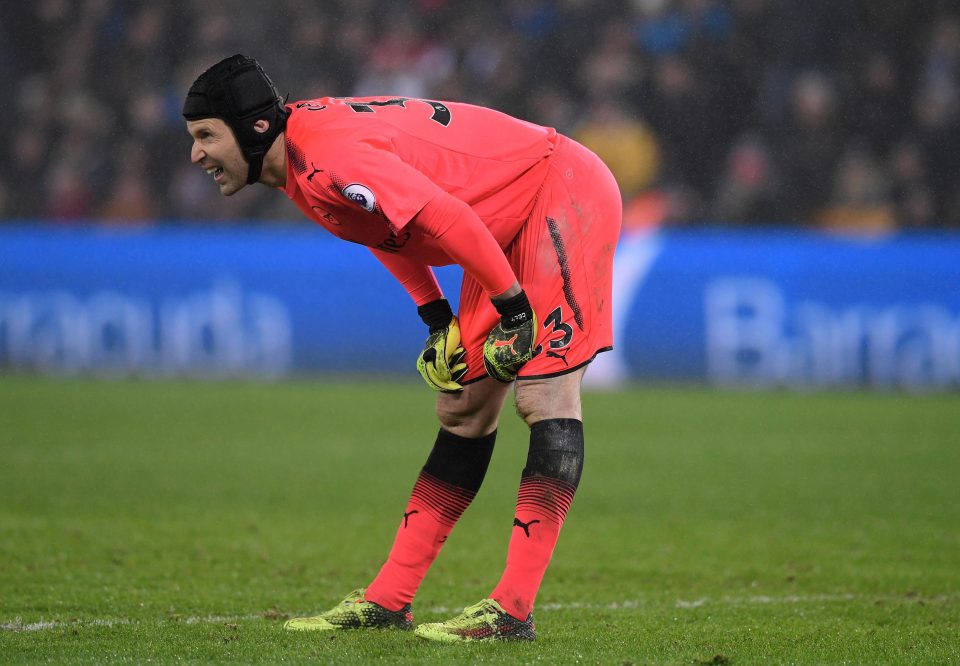  Petr Cech's howler gifted Swansea a vital win at the Liberty Stadium