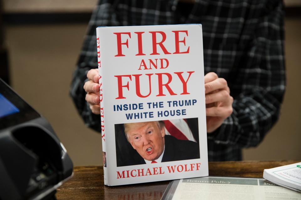 he President has denounced the book as “phony” and his lawyers have sent a letter to the publishers saying they should “cease and desist” distributing Fire and Fury because it is defamatory