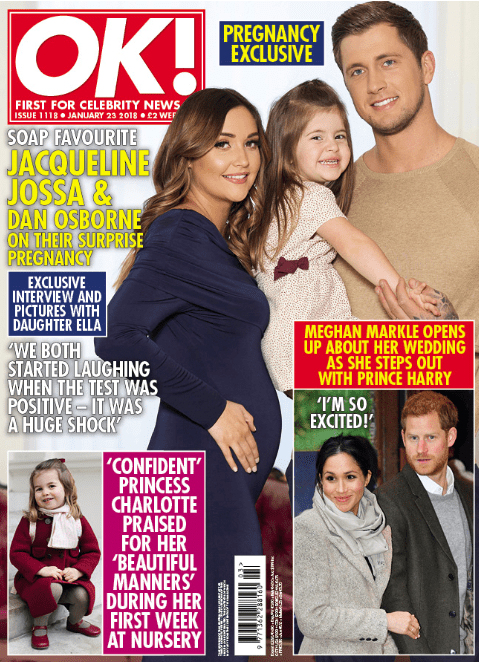  Jacqueline Jossa and husband Dan Osborne are expecting their second child together