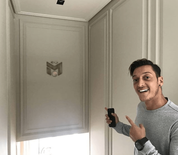  The German recently got his logo put up in his house