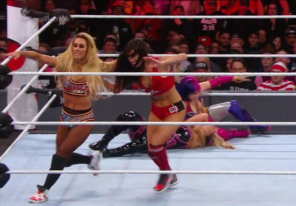  The women's Royal Rumble closed the show