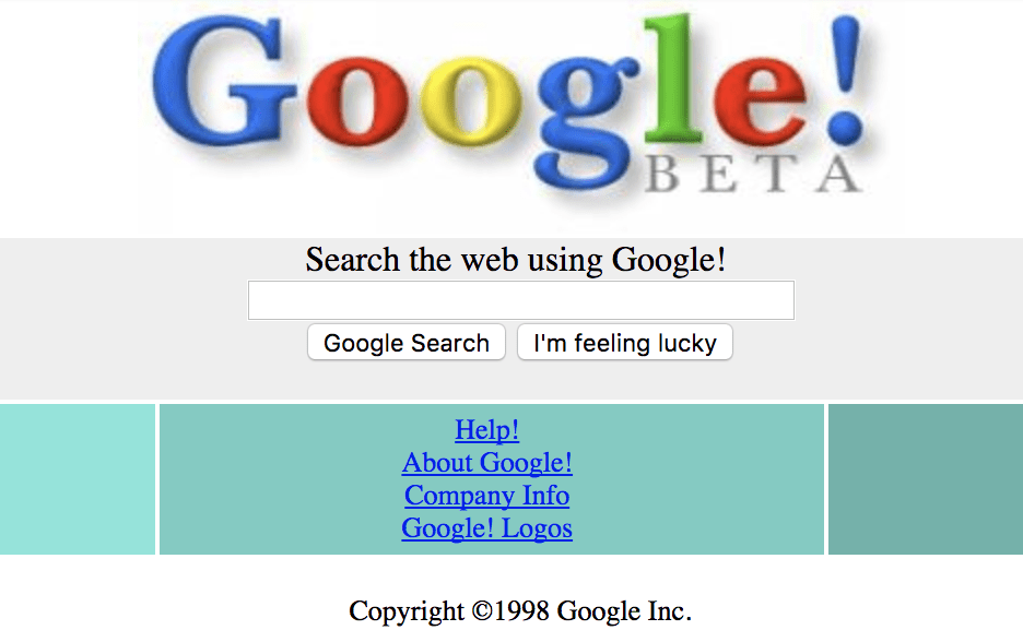  Google – December 2, 1998