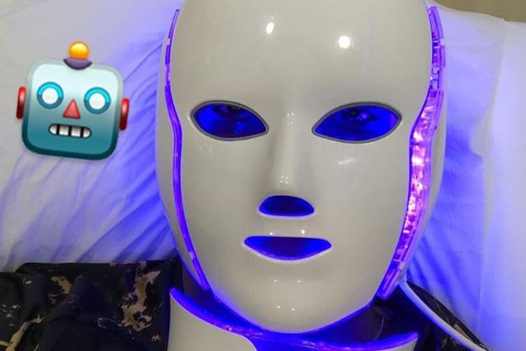 Paul Pogba wore a £2,000 Opera Led mask – it promises to provide ‘skin rejuvenation’ to the face and neck