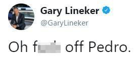  Gary Lineker had his say, too