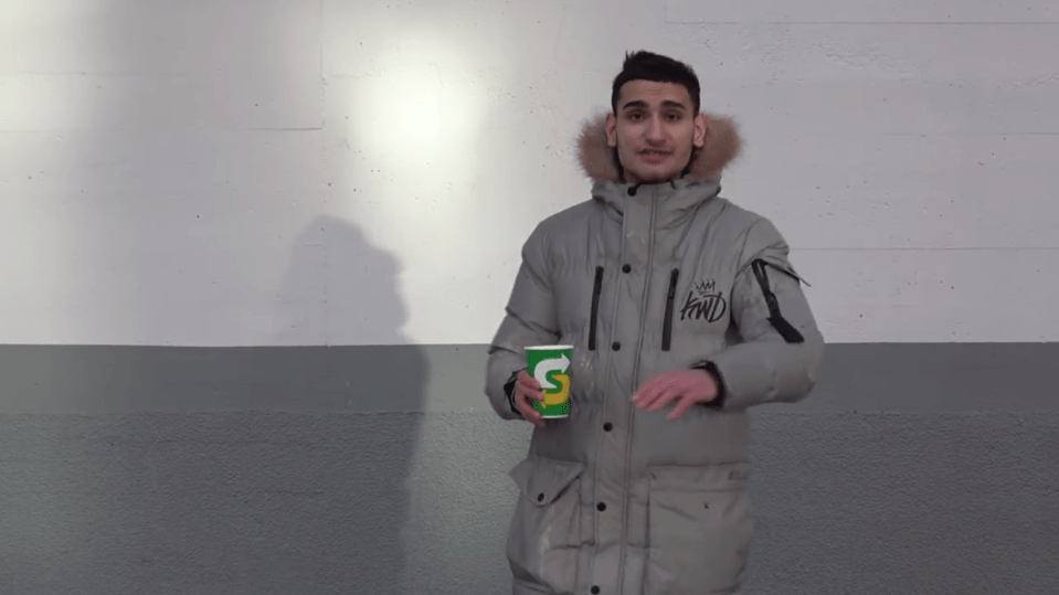  YouTube Arya Mosallah was criticised by viewers for an 'acid attack' prank