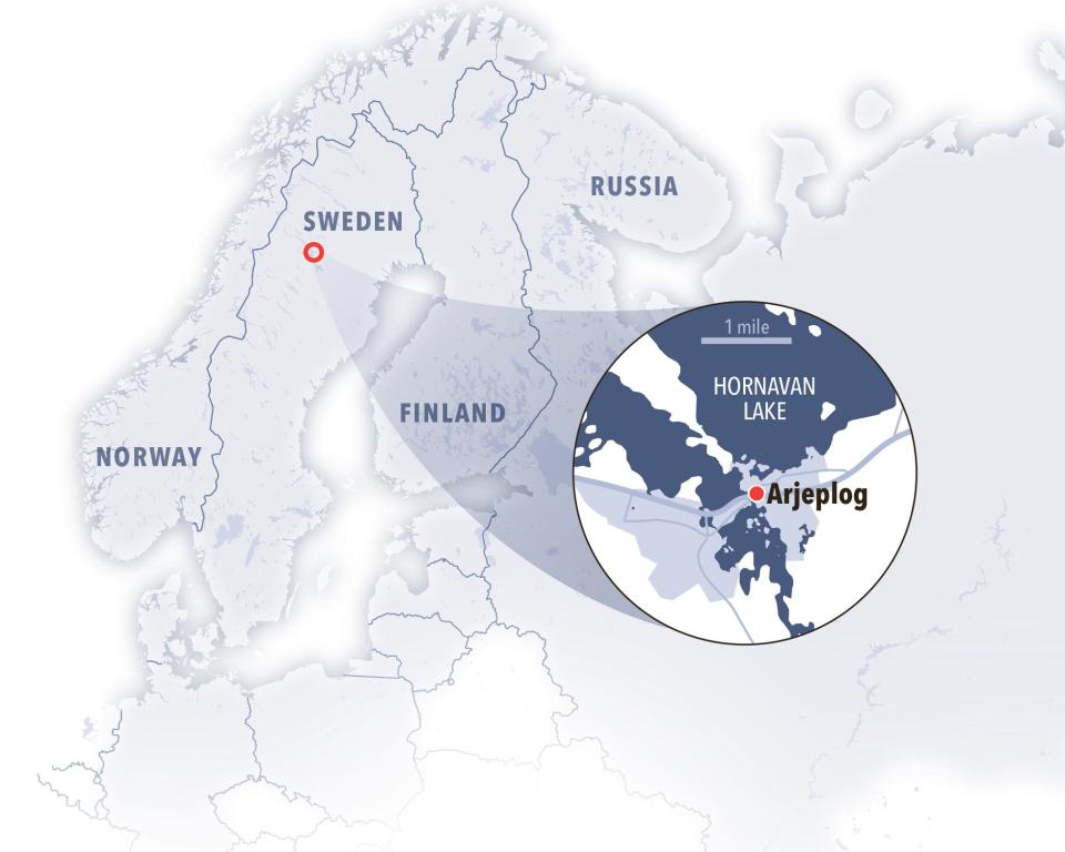  Arjeplog in Sweden is 'the world's best cold-weather testing facility', thanks to its frozen lake