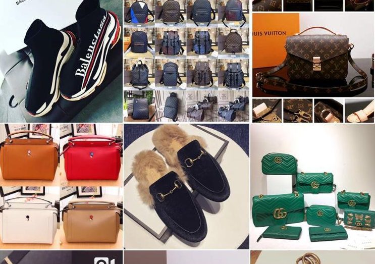 Top-selling replicas include Gucci slippers and bags, plus Louis Vuitton holdalls