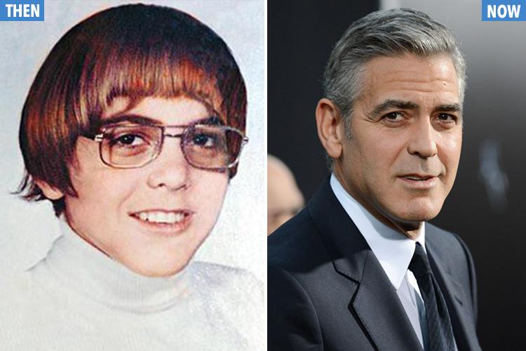  George Clooney went from bowl cut to a cut above the rest