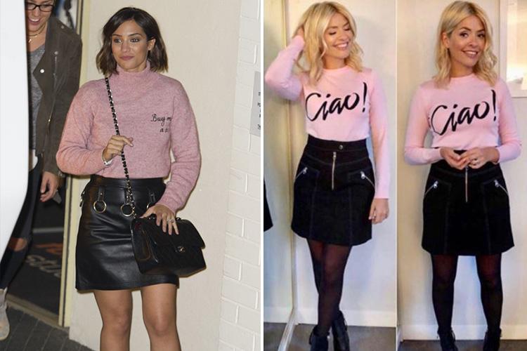 Frankie Bridge is another of Holly's style inspirations