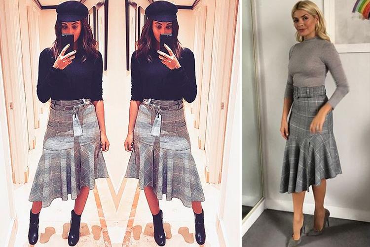 This skirt worn by Rochelle Humes caught Holly's eye