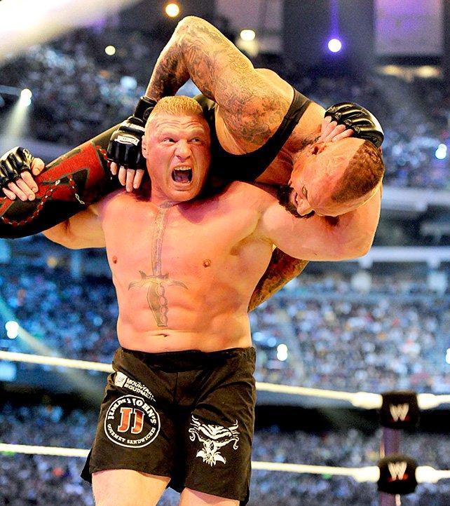  Brock Lesnar ends the streak