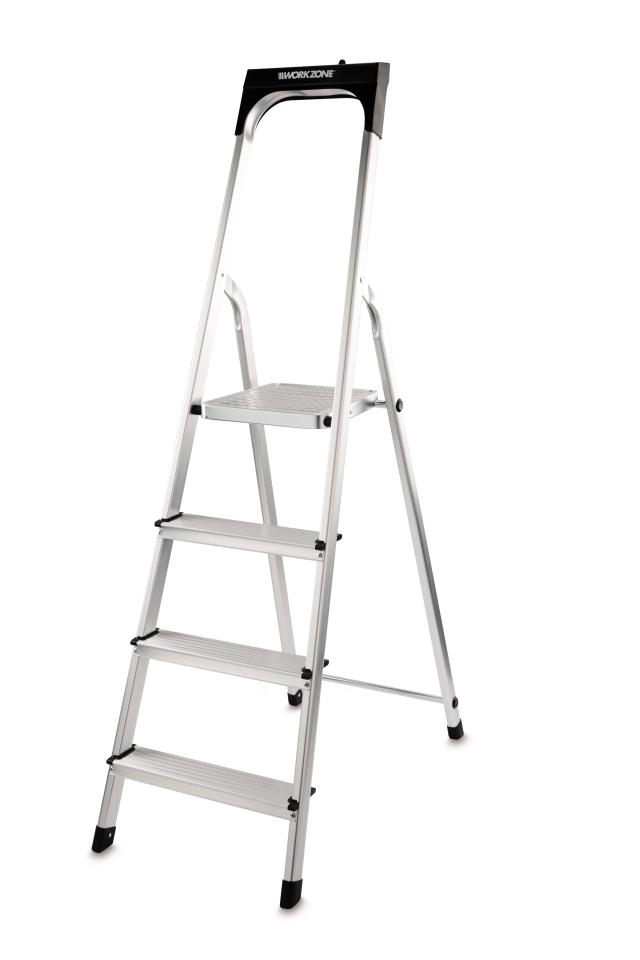  The four step ladder was the cheapest one we can find on the market