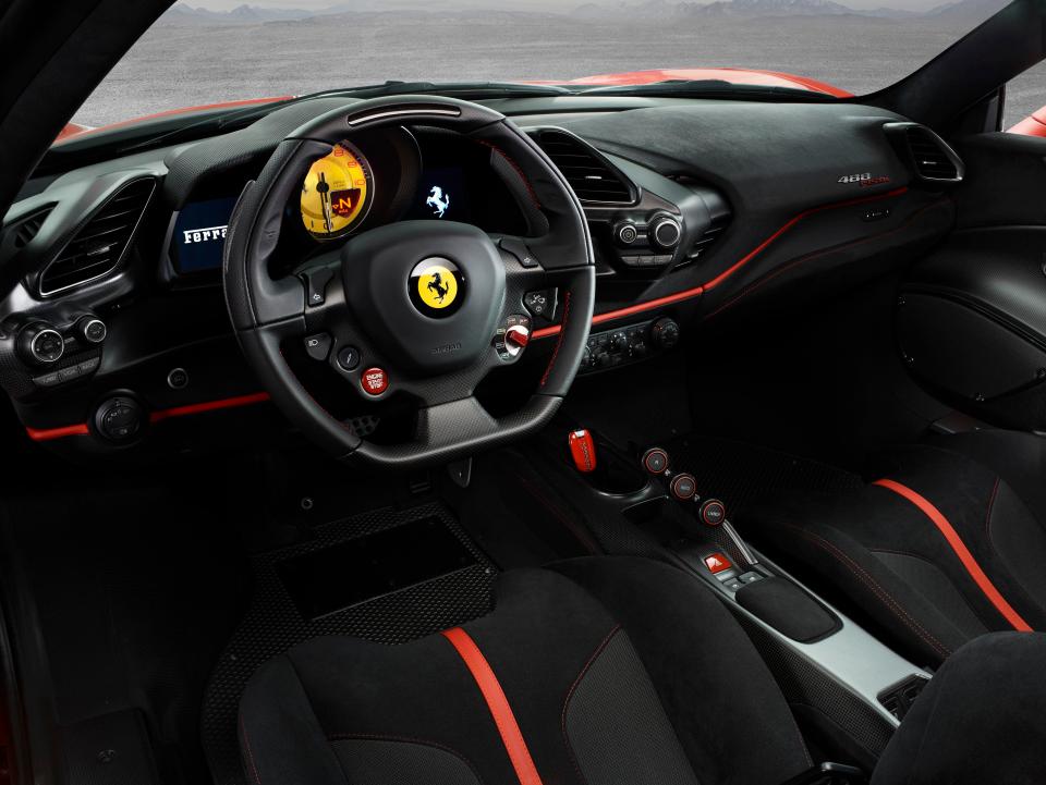  Ferrari 488 Pista means 'track' in Italian and Spanish - but not in other languages