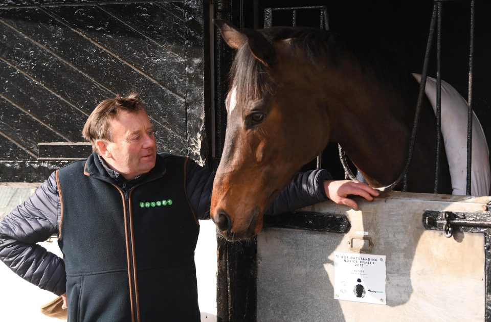  Nicky Henderson was delighted with Altior's comeback win