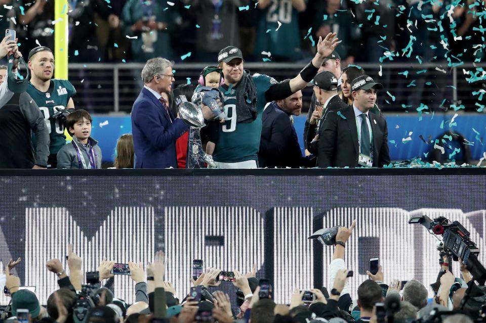  Nick Foles was named Super Bowl MVP after the stunning victory