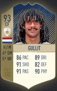  The Dutch master is an unlockable 'Icon' on the game - and is one of the highest-rated players available