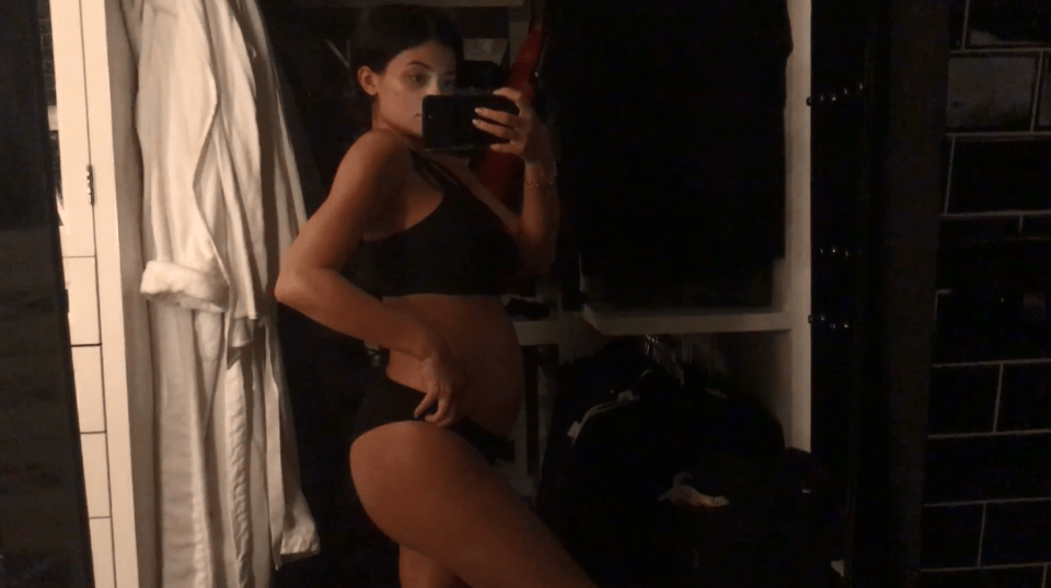 The 20-year-old documented her pregnancy in a video