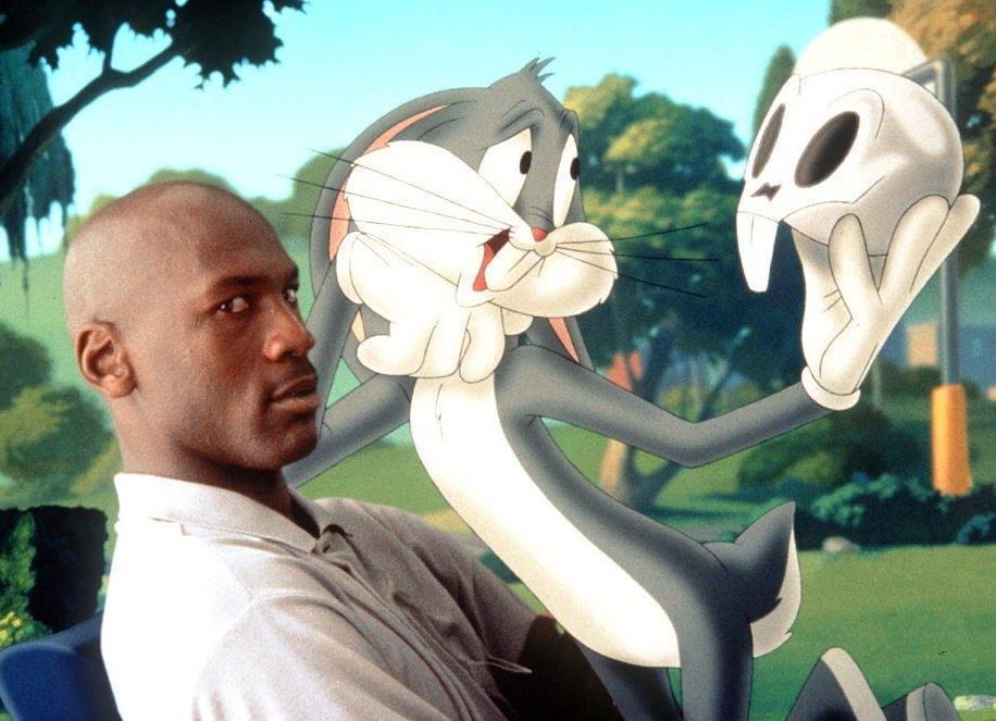 MJ starred alongside Bugs Bunny in Space Jam during the mid 90s