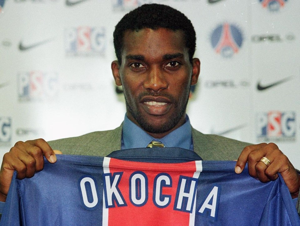 Jay-Jay Okocha signed for PSG in 1998 for a fee of around £14m