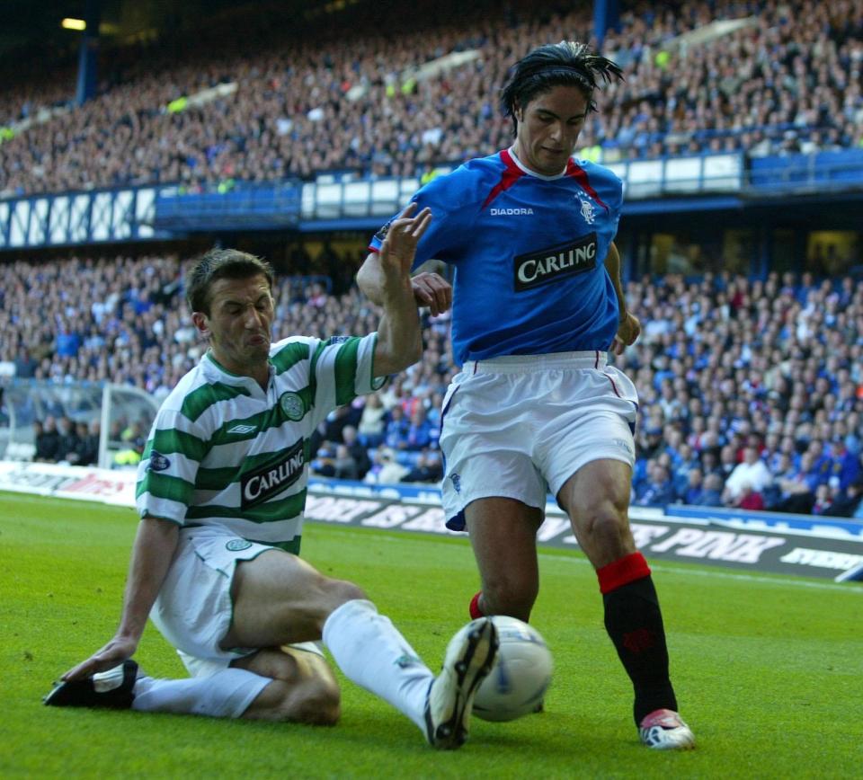  Liam Miller played 44 times for Celtic, helping them win the league in the 2003/04 season