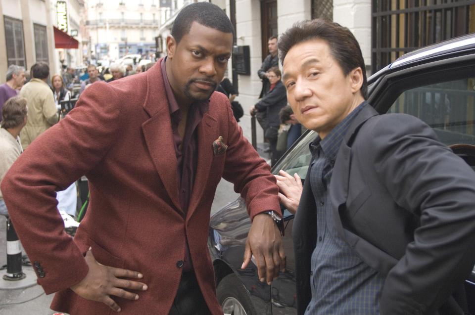  Chris has reunited with his co-star Jackie Chan