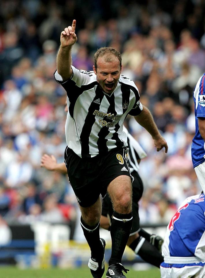  Alan Shearer features twice on the list thanks to heroics at Blackburn and Newcastle