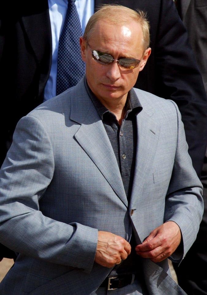  The Russian leader is often seen in pricey designer clothes