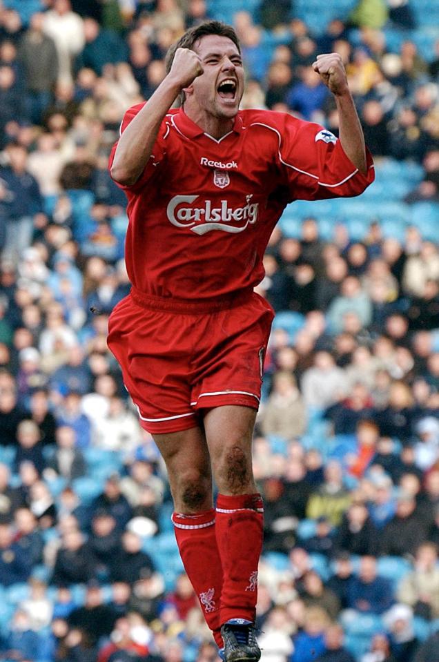  Michael Owen was at his prolific best while at Liverpool