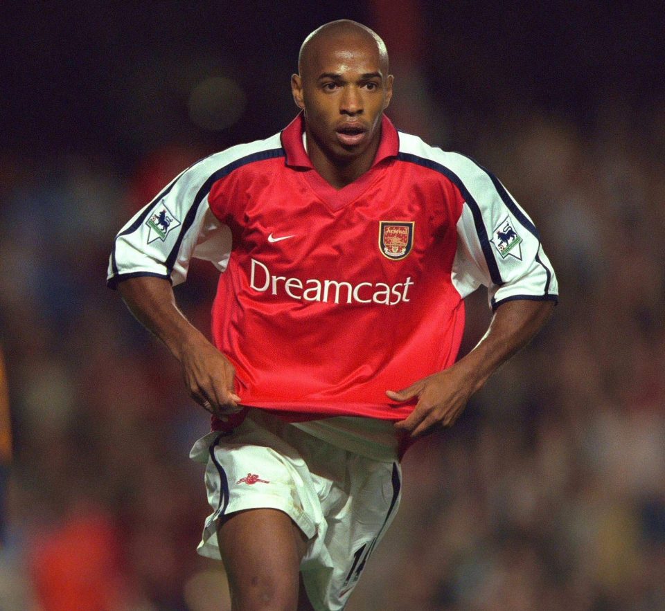  Thierry Henry comes in second of all players to score 100 or more for one club