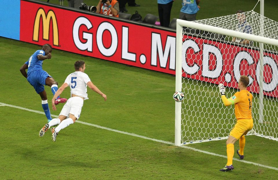  Mario Balotelli's last goal for Italy came against England at 2014 World Cup