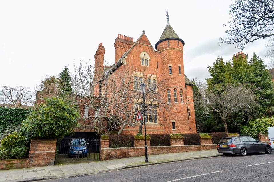  Led Zeppelin rocker Jimmy Page lives in a Gothic mansion in Holland Park