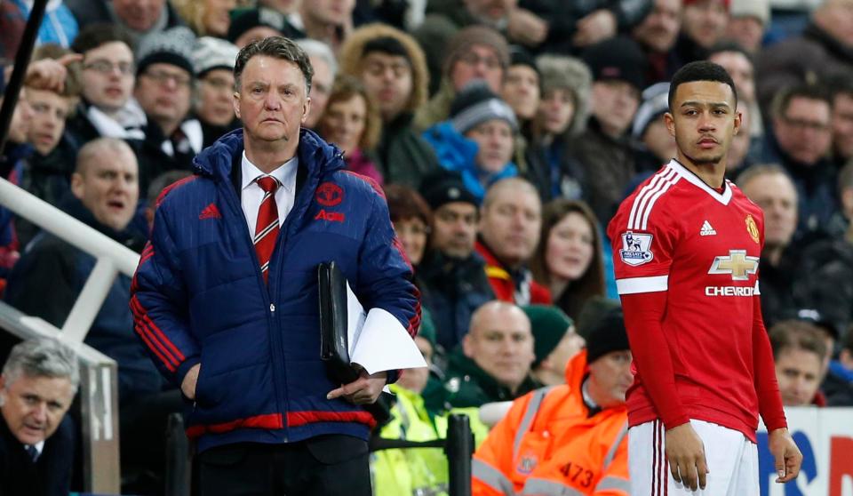  Memphis Depay struggled to adapt when he joined Manchester United