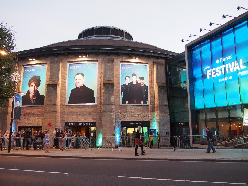 Camden Roundhouse was evacuated during a party this evening (file image)