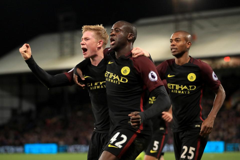  Kevin De Bruyne has been the star player as Man City storm to the Prem title