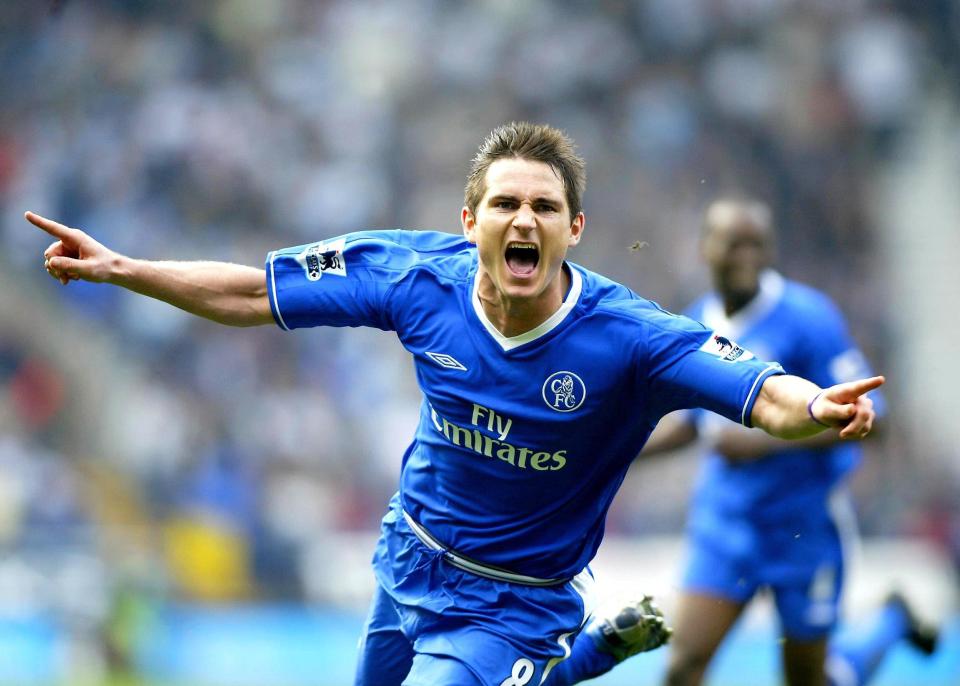  Frank Lampard is the highest-ranking midfielder to reach 100 goals for one club