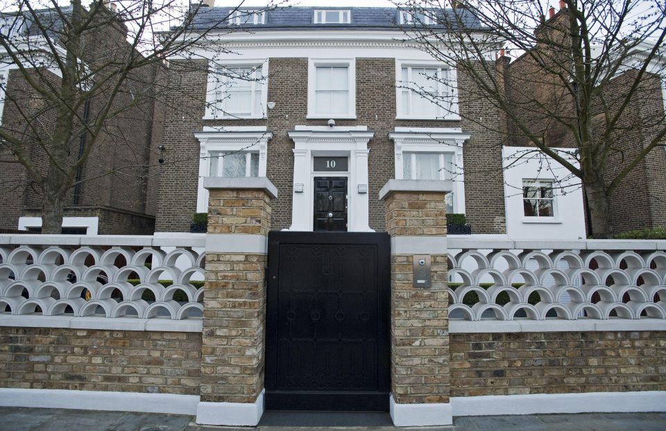  Simon Cowell's West London home in Holland Park