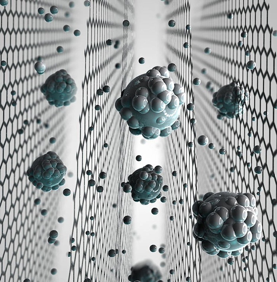 A model sheet shows the atomic structure of graphene