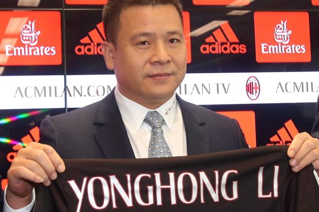 Yonghong Li took over AC Milan amid dreams of the Serie A giants conquering Europe again