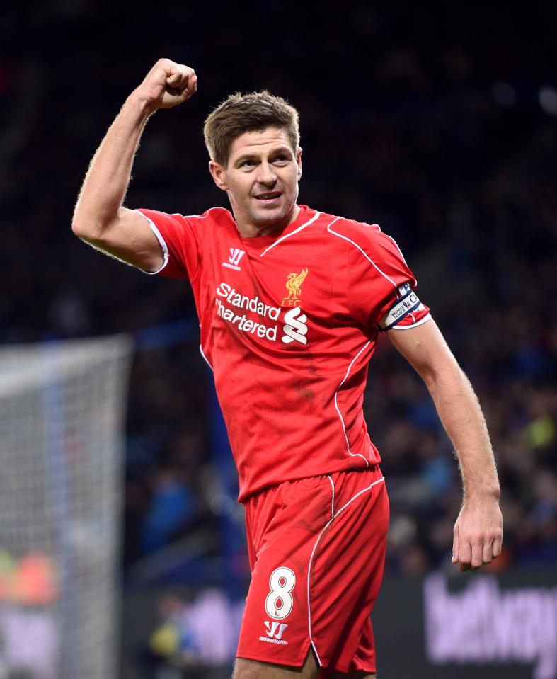  Steven Gerrard boasted a very impressive scoring record for a midfielder