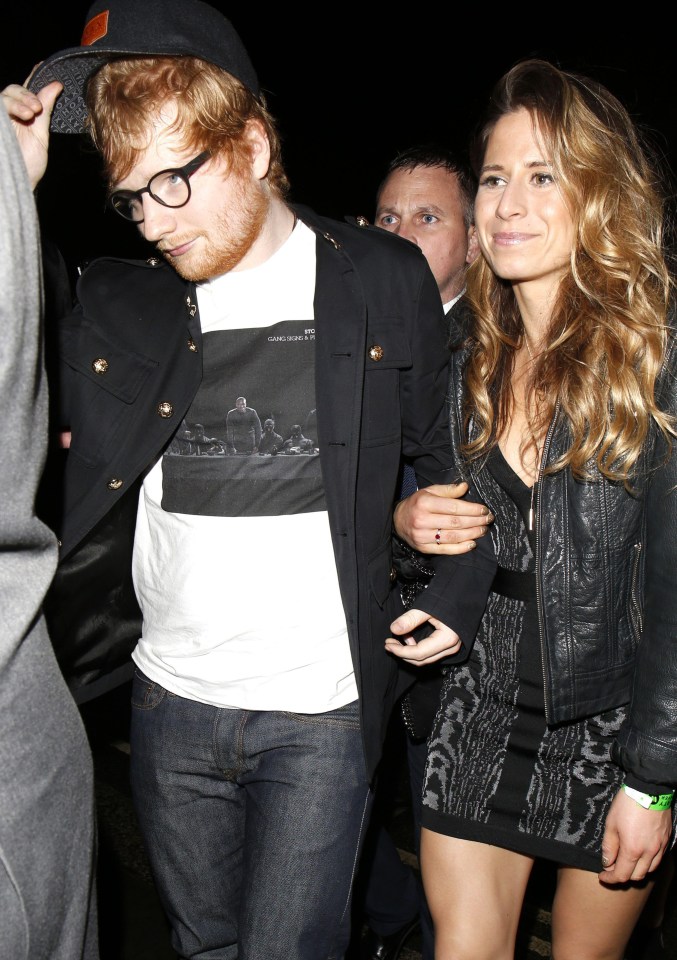 In January Ed announced he was engaged to childhood sweetheart Cherry Seaborn