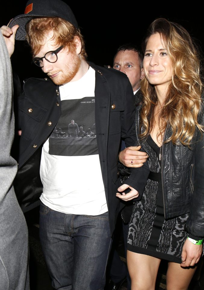  In January Ed announced he was engaged to childhood sweetheart Cherry Seaborn