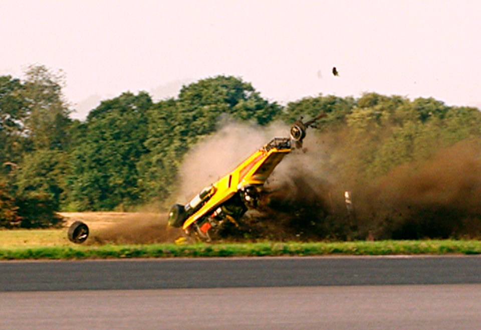 Richard Hammond was lucky to survive the crash in 2006