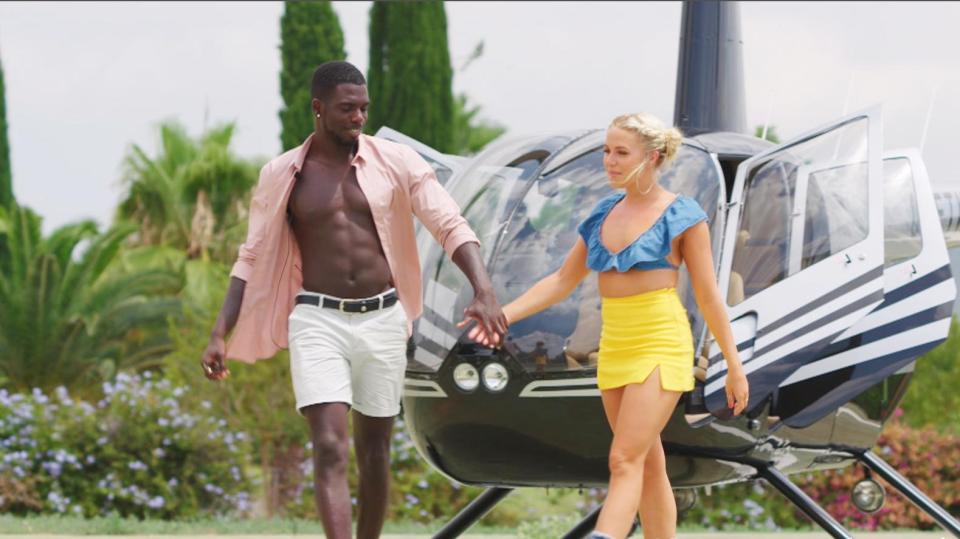  The pair fell in love on Love Island