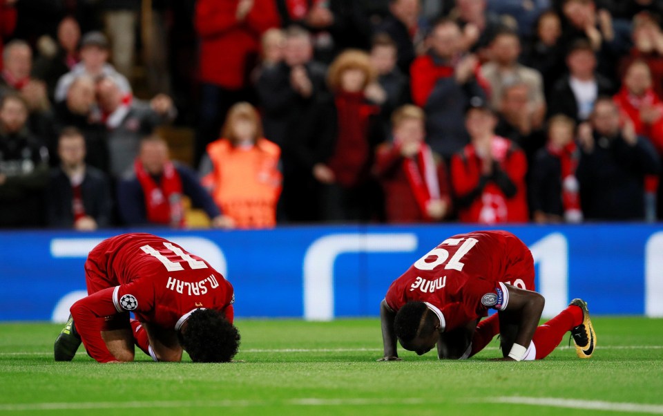 Mo has marked each of his goals since moving from Italian club Roma with a sujood, an act of worship in where he kneels and touches his head to the floor