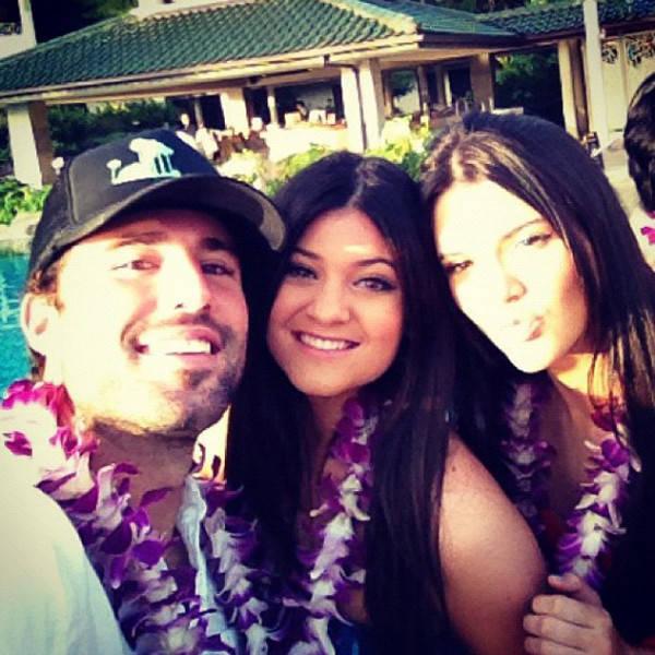  A throwback picture of Brody with his two half-sisters Kendall and Kylie