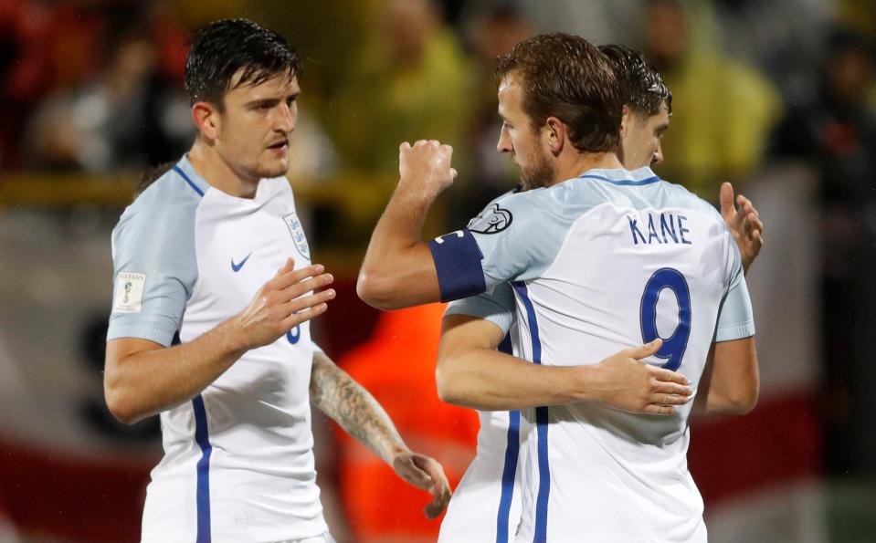  Harry Maguire made his England debut this season and could go to the World Cup