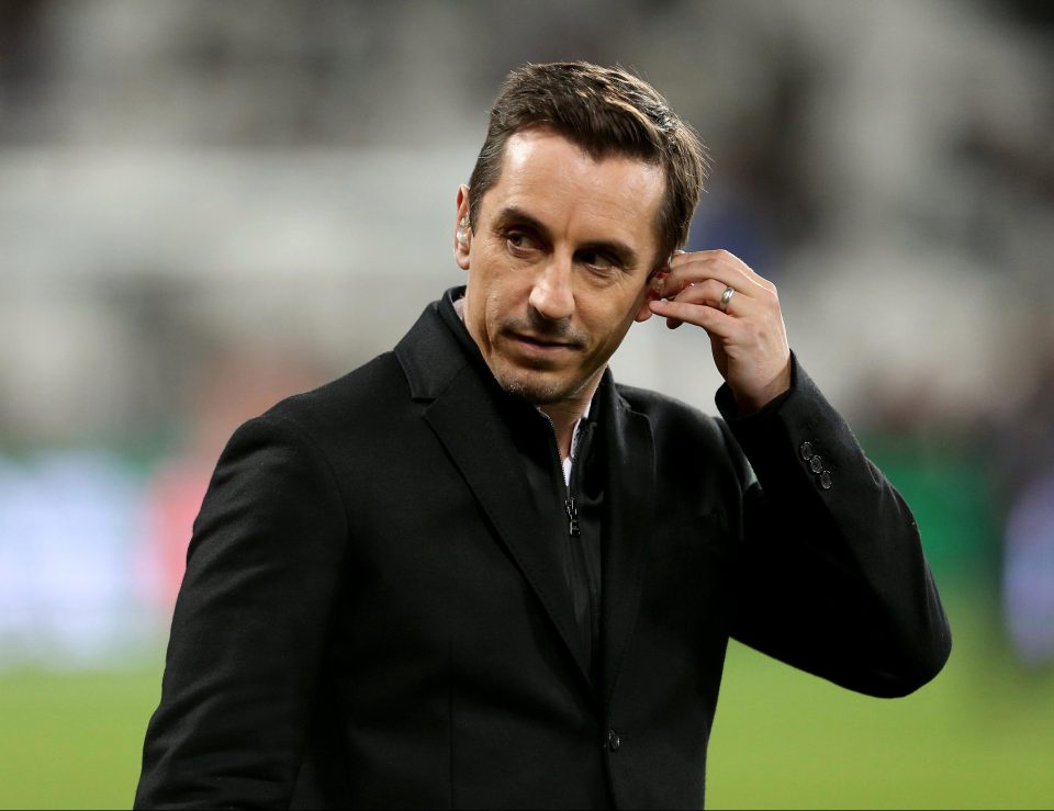  Gary Neville says Chelsea are currently unable to compete with the two Manchester clubs