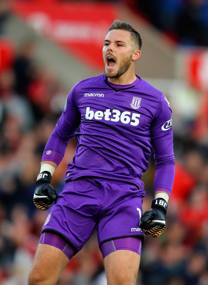  Stoke ace Jack Butland has established himself as one the Premier League's top goalkeeper's