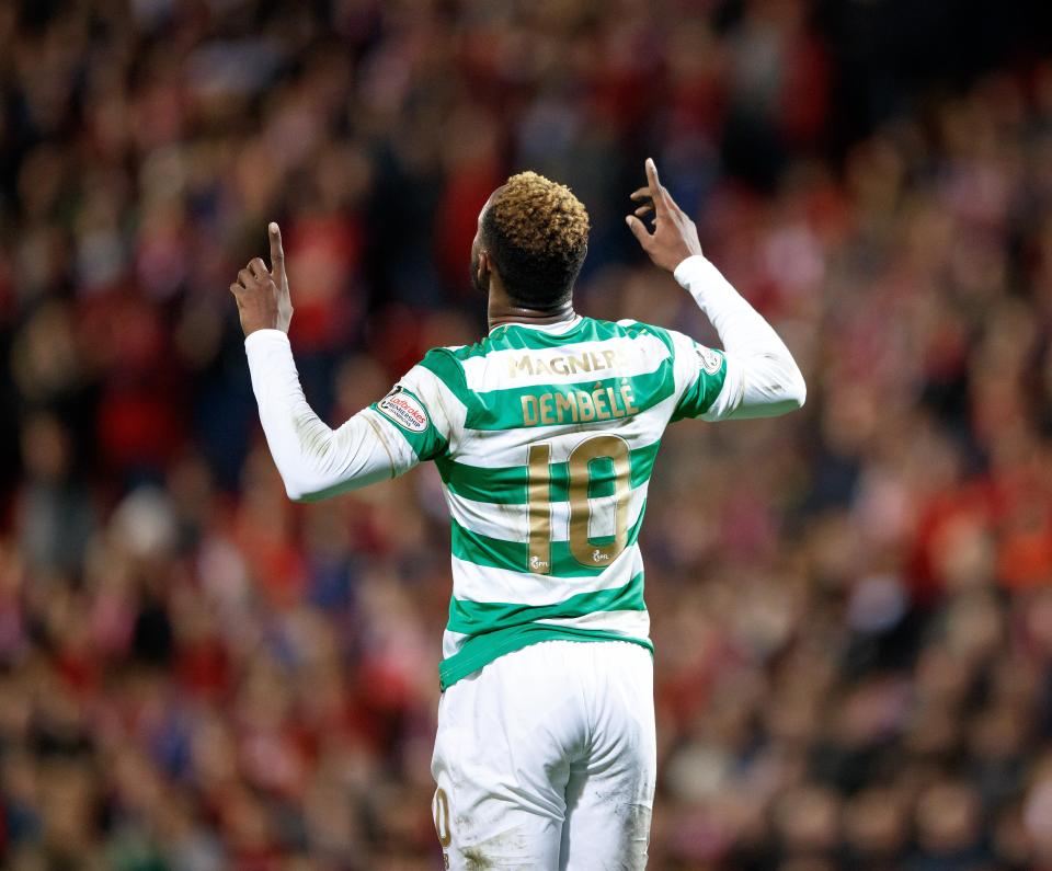  Moussa Dembele scored twice when the two clubs met in October